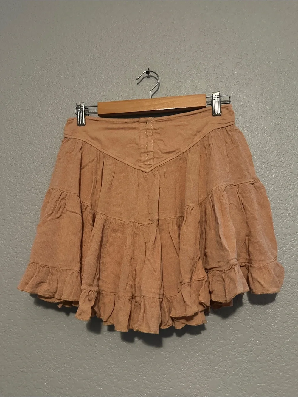 Free People Ruffle Mini Skirt
